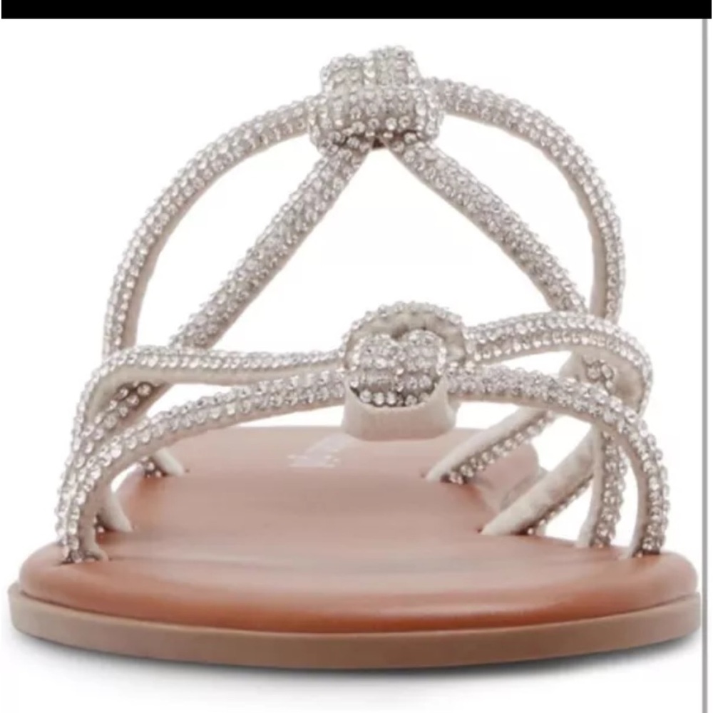 Madden Girl Silver Sparkling Sandle Twain Size 7.5 NEW - Picture 5 of 8